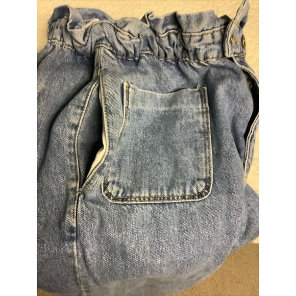 SOLD - ZARA BAGGY PAPERBAG JEANS | Slash Pockets | Size 6 - Picture 11 of 12
